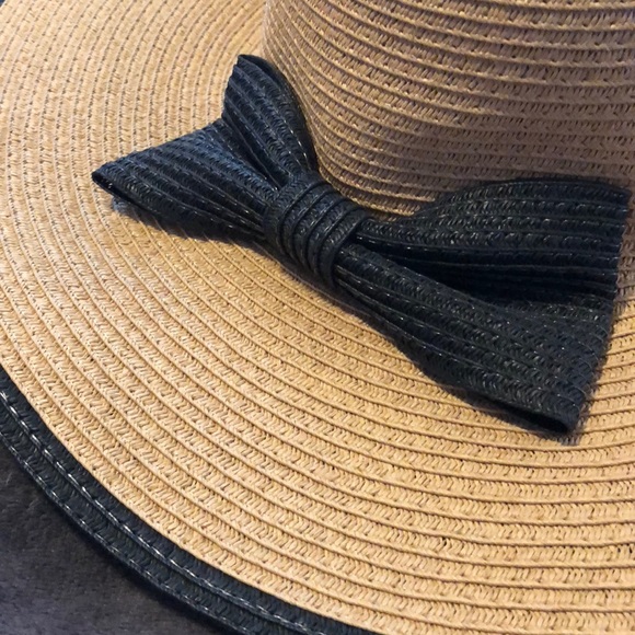 NEW Rampage Summer Floppy Hat w/ Black Bow! - Picture 3 of 5